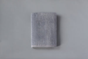 Gray Blossom Stitch Towel