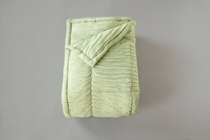 Smoke Green Marshmallow Blanket
